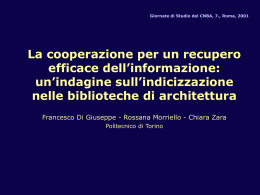 Nessun titolo diapositiva - Universit&agrave; Iuav di Venezia