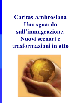Scarica le slides - Caritas Ambrosiana