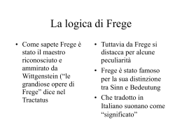 La logica di Frege