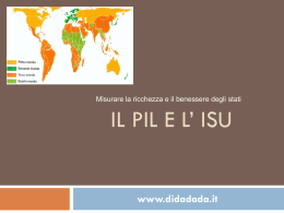 L&acute;ISU e il PIL