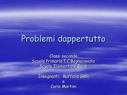 Verifica finale del lavoro relativo agli ESERCIZI nell`ottica del
