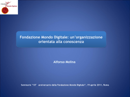 10th Anniversary FMD - Fondazione Mondo Digitale