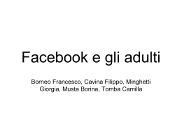 Facebook e gli adulti