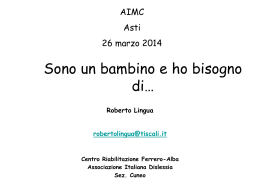 slides della relazione