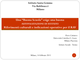 Una &ldquo;Buona Scuola&rdquo;