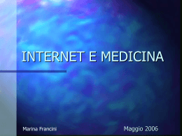 INTERNET E MEDICINA