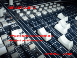 Impianti audio - IIS Alessandrini