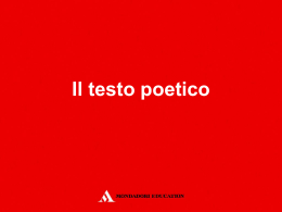 testo_poetico - Mondadori Education