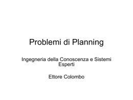 Problemi di Planning