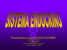 IL SISTEMA ENDOCRINO paola palumbo