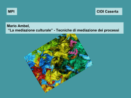 slide del 1&deg; incontro