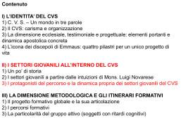 Il rapporto tra i Settori e i Gruppi di Avanguardia