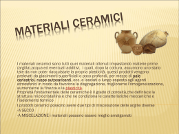 Materiali ceramici