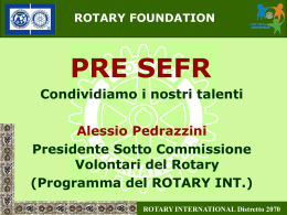 Condividiamo i nostri talenti - Rotary International