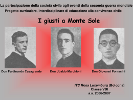 Scarica la presentazione di Pwer Point