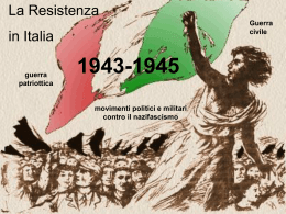Le Resistenza in Italia - Over-blog