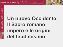 Un nuovo Occidente - Istituto Comprensivo "Cavour" Marcianise