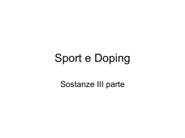 Sport e Doping_sostanze terza parte