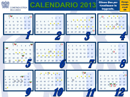 calendario 2013 - Confindustria Bulgaria
