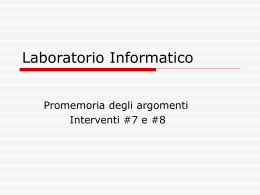 Laboratorio Informatico