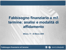 Linee guida erogazione del credito