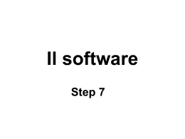 Il software