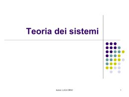 Teoria dei sistemi