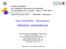 Valutazione delle competenze