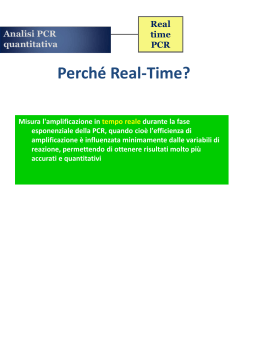 q-PCR e RT-PCR