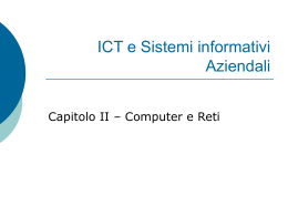 ICT e Sistemi informativi Aziendali - sistemi