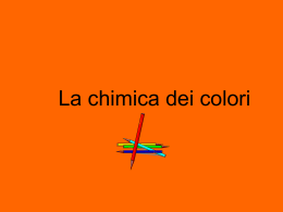La chimica dei colori