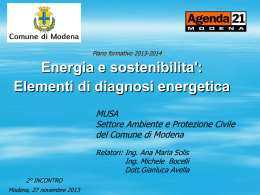 Diapositiva 1 - Comune di Modena