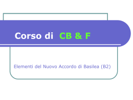 il rischio di credito