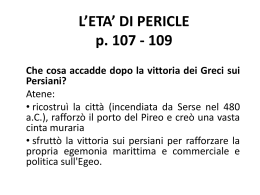 L`ETA` DI PERICLE p. 107