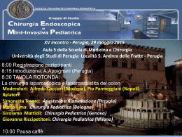 Diapositiva 1 - Gruppo di Studio Chirurgia Endoscopica Mini