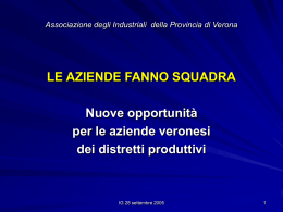 Le aziende fanno squadra