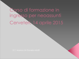 corso docenti neoassunti