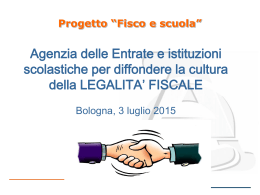 Le slide - Direzione regionale Emilia Romagna