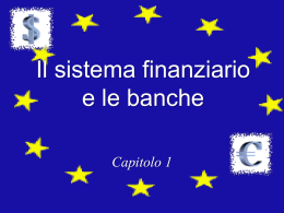 Sistema finanziario banche
