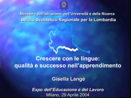 Langexpo04 - Progetto Lingue
