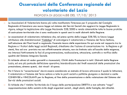 file allegato - Volontariato Lazio