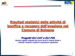 Risultati statistici nel Comune di Bologna