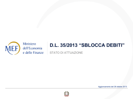aggiornamento del 28 ottobre 2013