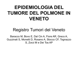 diapositive - Registro Tumori del Veneto