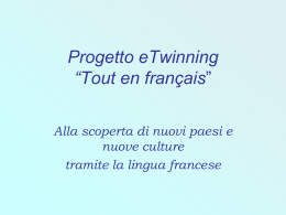 Progetto eTwinning “Tout en français”