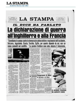 1940-1943 Italia in guerra - Istituto per la storia della Resistenza e