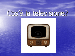 Tv elegia della finzione