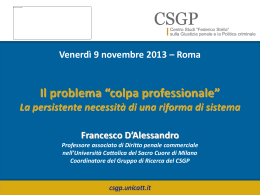 in tema di &ldquo;medicina difensiva&rdquo;