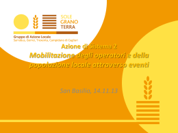 Scarica presentazione - Sole Grano Terra GAL