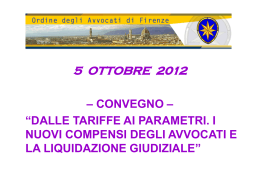 05.10.2012 Relazione Avv. F. Antonio Rosa – Unione Triveneta